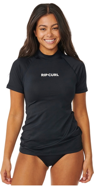 2026 Rip Curl Mujer Classic Surf Chaleco De Lycra De Manga Corta 17NWRV - Black